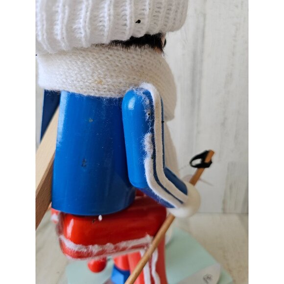 Steinbach 162 skiers game 1673 nutcracker Xmas vintage - Picture 6 of 14